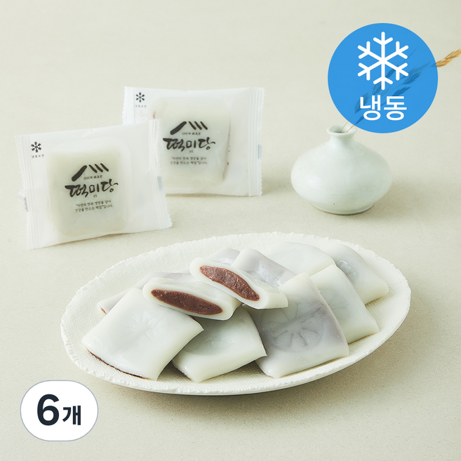 떡미당 앙꼬절편(냉동), 300g, 6개, 1개입