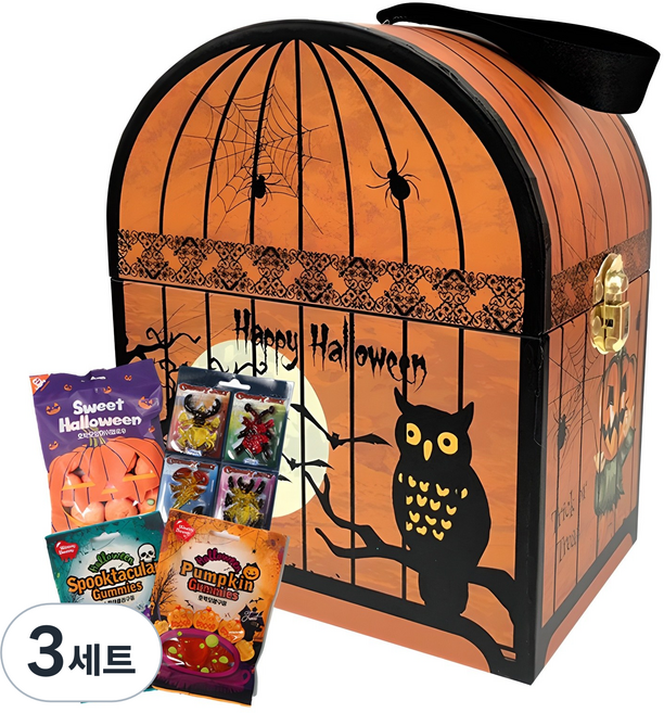 위니비니 할로윈 케이지 박스 간식 선물세트, 334g, 3세트
