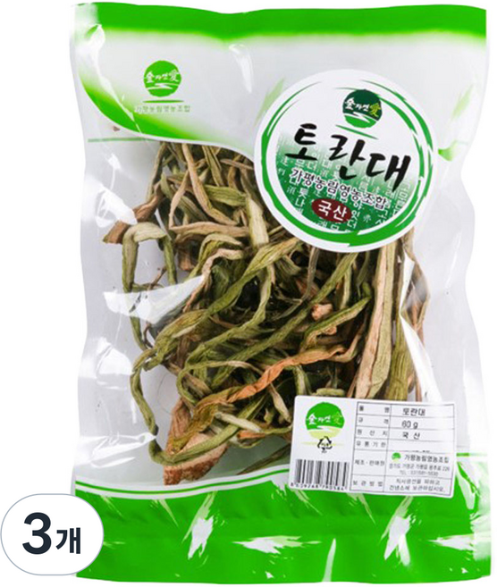 숲자연애 건토란대, 60g, 3개