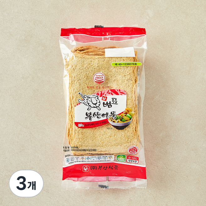 범표어묵 상천 어묵, 800g, 3개