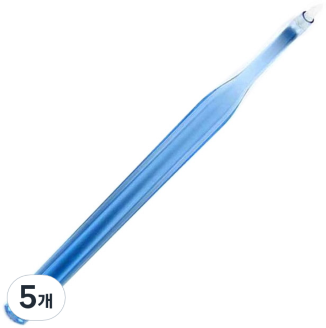 큐어덴트 A3 힐링케어 어금니 칫솔 슬림모 블루, 1개입, 5개