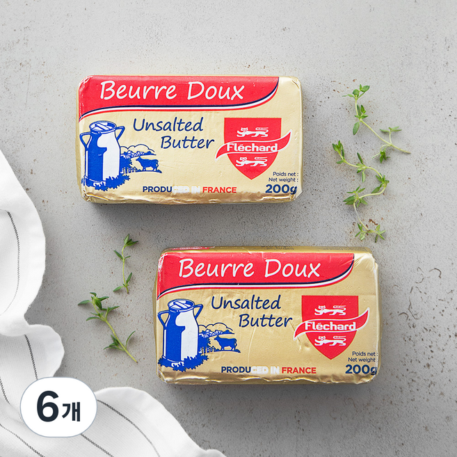 프리차드 버터, 200g, 6개