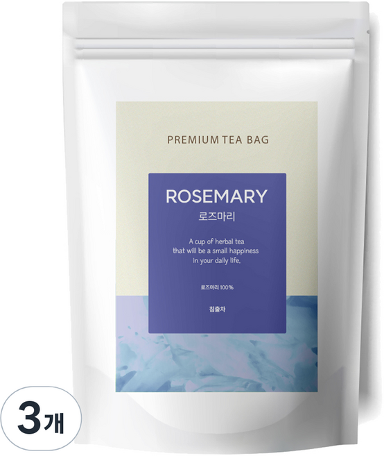 유리아 로즈마리 삼각티백, 3개, 30개입, 1.2g
