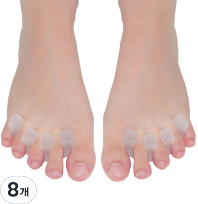 핀에스 실리콘 발가락 벌리개 FC1801, 8개