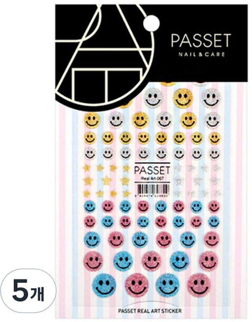 파셋 리얼아트스티커, ART67, 5개
