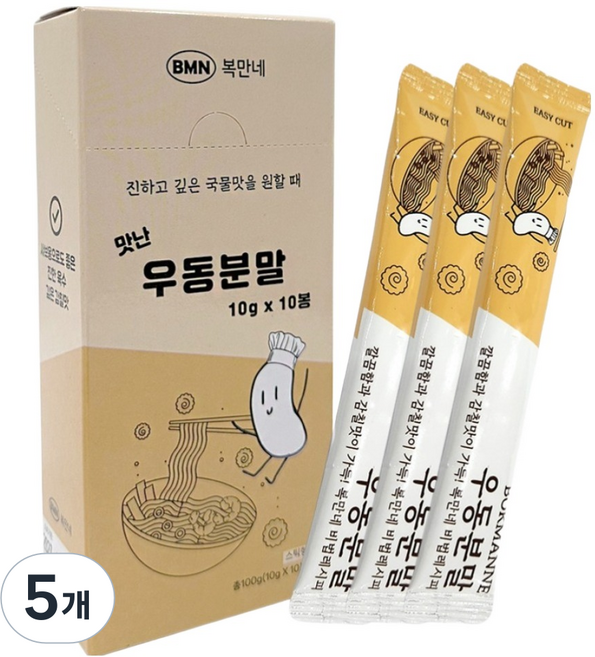 복만네 맛난 우동 스프 10p, 100g, 5개