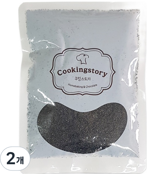 쿠킹스토리 검은깨 분말, 100g, 2개