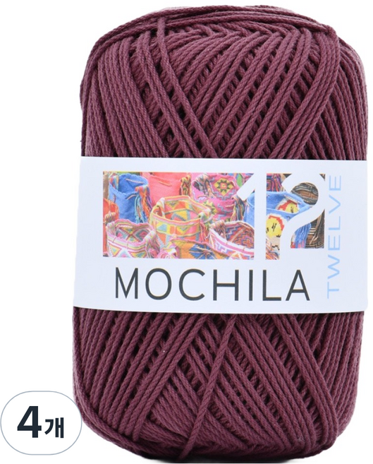 모칠라 12 뜨개실, 9레드빈, 4개