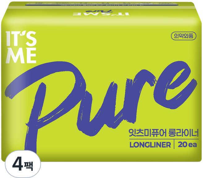 잇츠미 퓨어 롱 라이너, 20개입, 4개