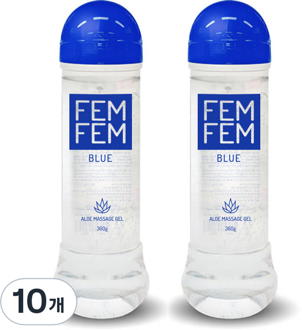 펨펨 블루 알로에 마사지 젤, 360g, 10개