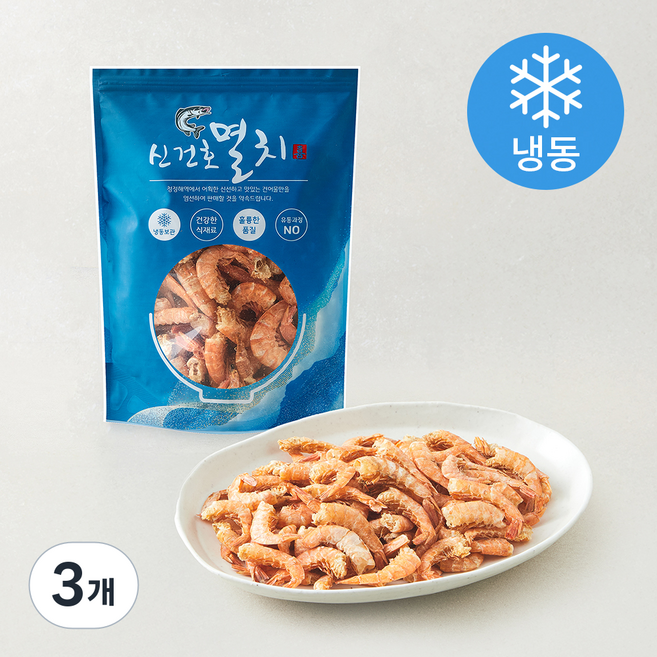 신건호멸치 국내산 두절새우 (냉동), 100g, 3개, 1개입