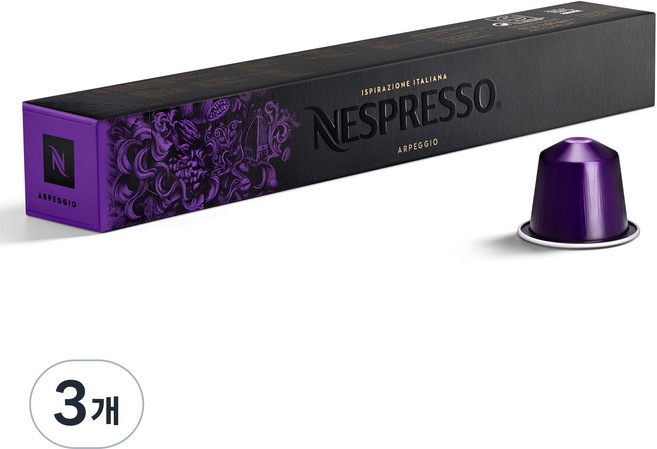 NESPRESSO 義式經典阿佩奇歐咖啡膠囊, 5.3g, 10顆, 3盒