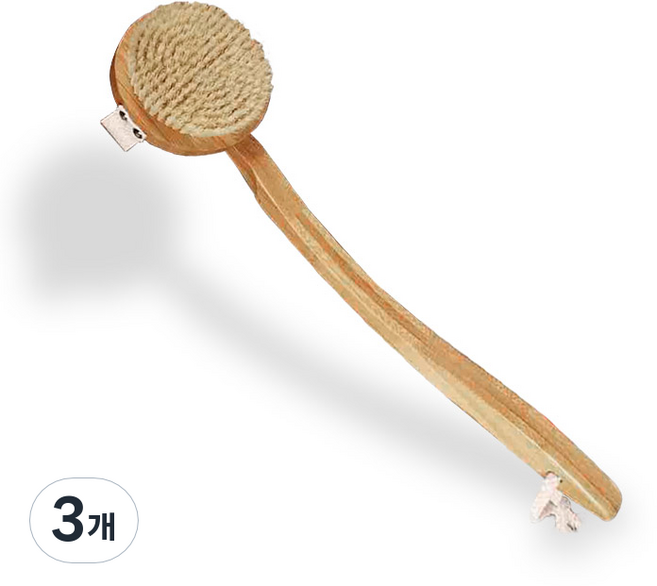 마켓플랜 멀티 돈모 바디 브러쉬, 혼합색상, 1개입, 3개