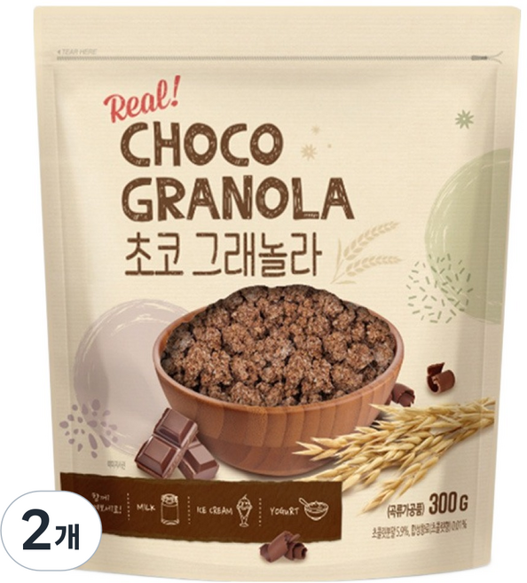 동서 초코 그래놀라, 300g, 2개