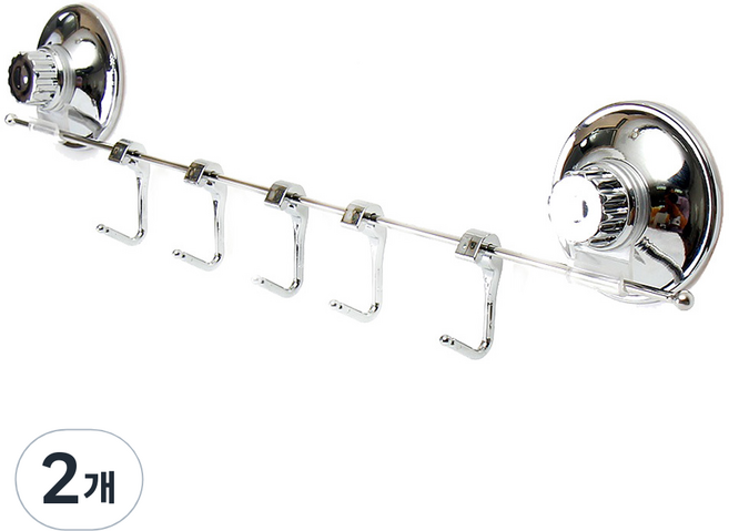 리빙씨엔피 다용도 걸이 5p훅, 2개