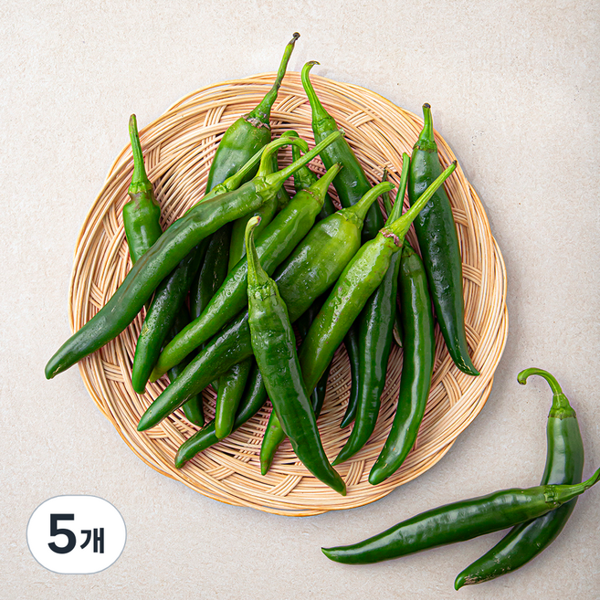 못난이 오이맛 고추, 600g, 5개