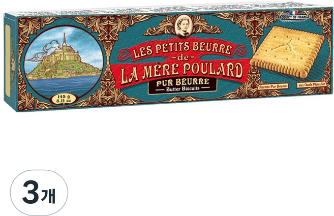 라메르폴라르 쁘띠 뵈르 쿠키, 145g, 3개