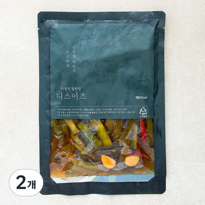 디스이즈 모듬 궁채 장아찌, 2개, 500g