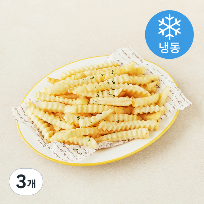 심플로트 블루 리본 크링클 컷 프라이 줄무늬 감자 (냉동), 2.27kg, 3개