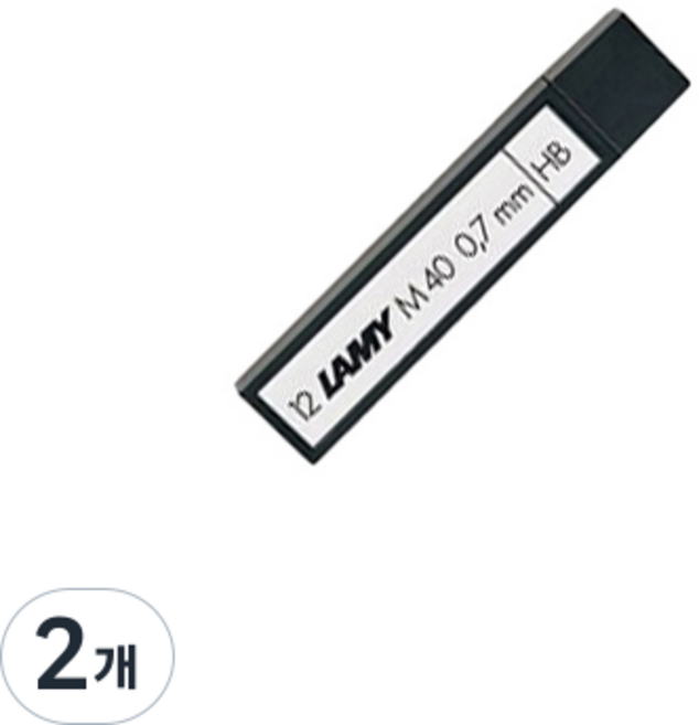 LAMY 샤프심 HB 12p, 0.7mm, 2개