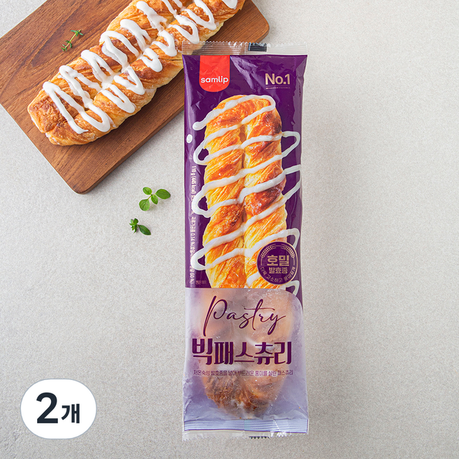 삼립 발효 빅패스츄리, 110g, 1개입, 2개