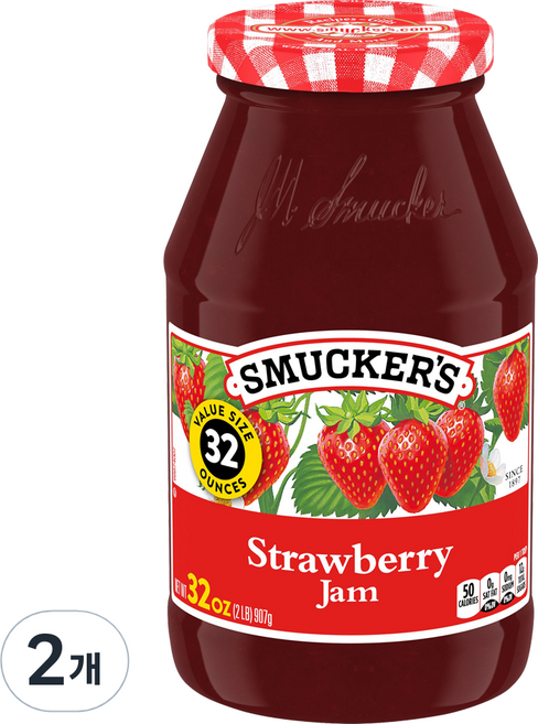 스머커즈 딸기잼, 907g, 2개