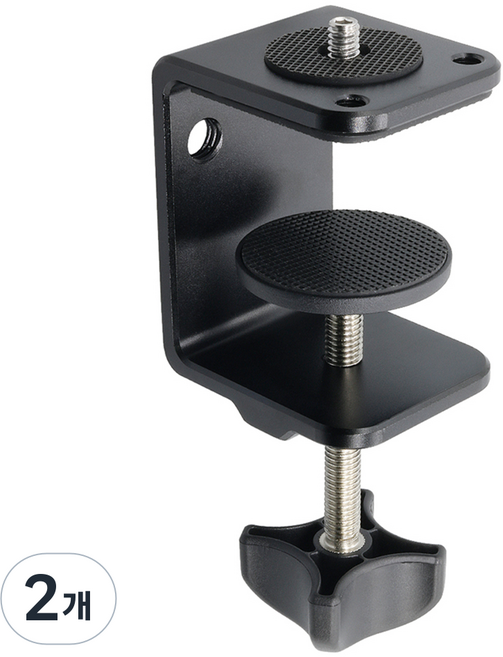 본젠 카메라 조명 캠핑 테이블 마운트 멀티 슈퍼 클램프 C타입, KM-081, 2개