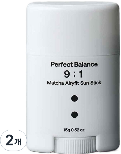 B.Lab 9：1 B.LAB 抹茶空氣感防曬棒 15ml, 15g, 2個