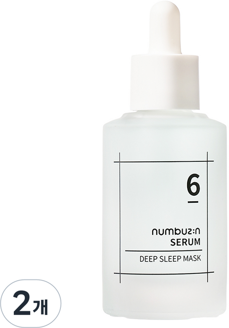 넘버즈인 6번 푹잠 마스크팩 세럼, 50ml, 2개