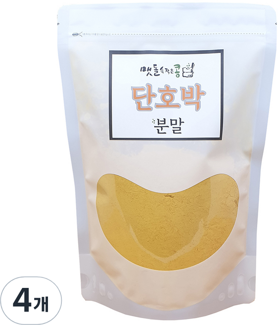 단호박 분말, 200g, 4개