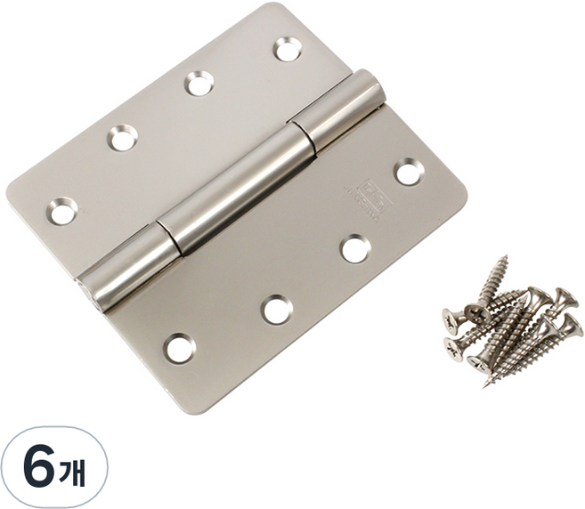 나비형 방문경첩, 6개