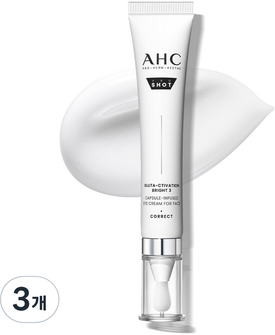 AHC Pro-Shot穀胱甘肽活化亮白3膠囊注入眼霜, 30ml, 3個
