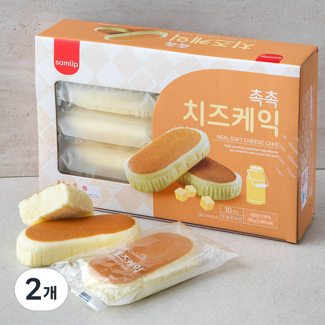 삼립 리얼 후레쉬 치즈케익, 70g, 10개입, 2개