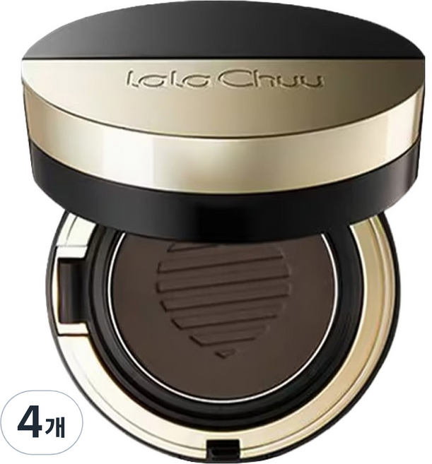 라라츄 헤어 쿠션 마스터 본품 9g, 다크브라운, 4개