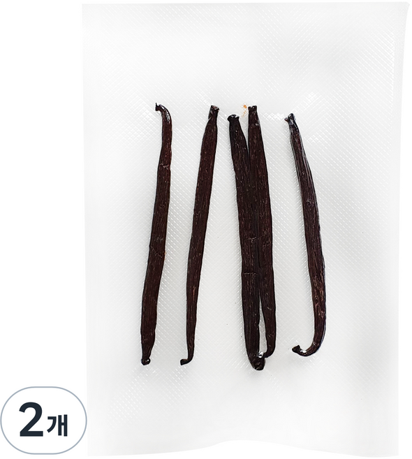 해피바닐라 B grade 바닐라빈, 15g, 2개