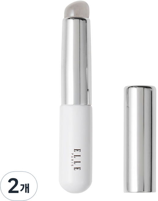 ELLE PARIS 실리콘 립 브러쉬, 2개, 무향