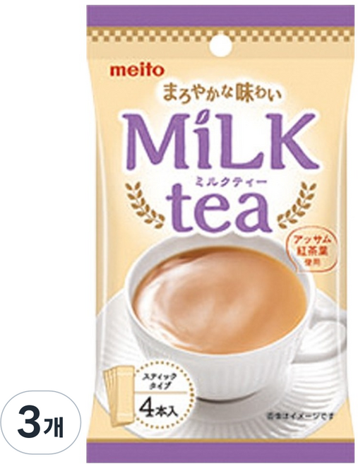 메이토 스틱밀크티, 4g, 4개입, 3개
