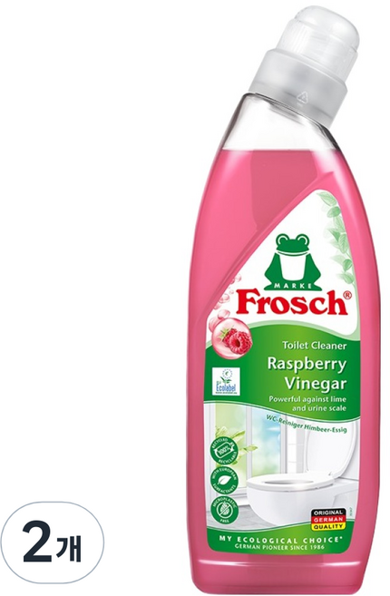 프로쉬 라즈베리 변기 세정제, 750ml, 2개