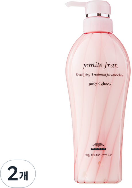 밀본 제밀프란 트리트먼트 쥬시글로시, 500g, 2개