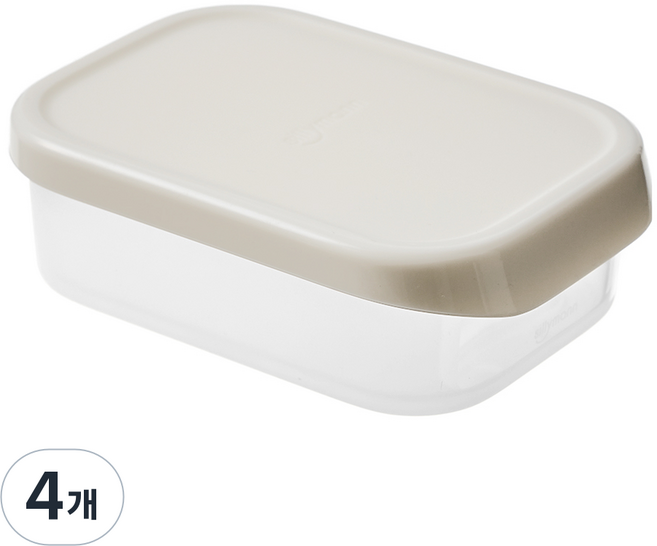 실리만 아이스웨이 실리콘 냉동용기 아이스화이트 WSK7102, 4개, 260ml