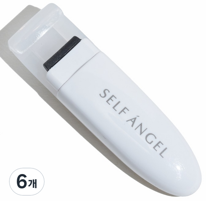 셀프천사 속눈썹 곡률 부분 뷰러, 화이트, 6개