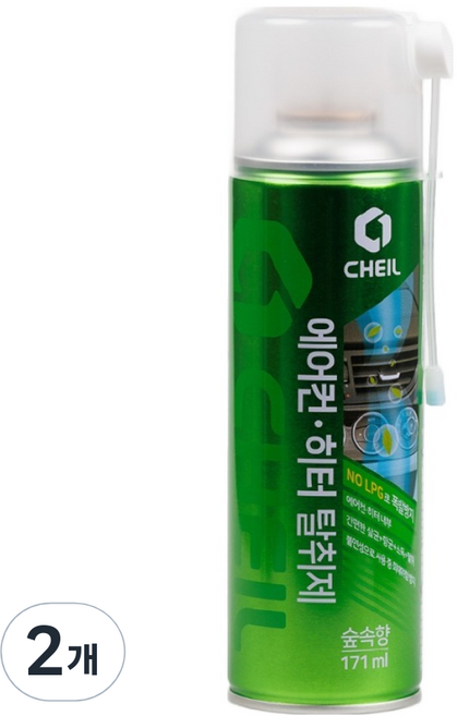 제일 에어컨 히터 탈취제, 171ml, 2개