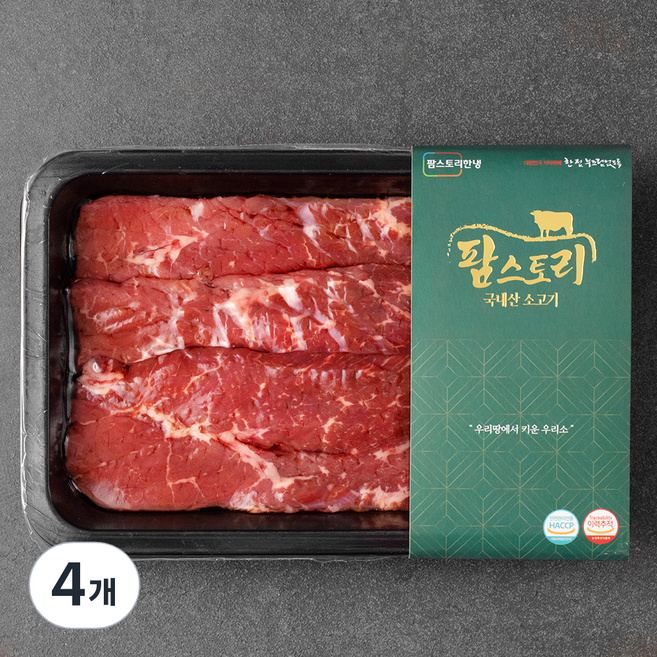 팜스토리 국내산 소고기 산적용 (냉장), 300g, 4개