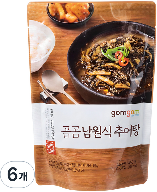 곰곰 남원식 추어탕, 450g, 6개