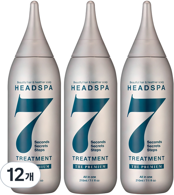 헤드스파7 더 프리미엄 헤어트리트먼트, 210ml, 12개
