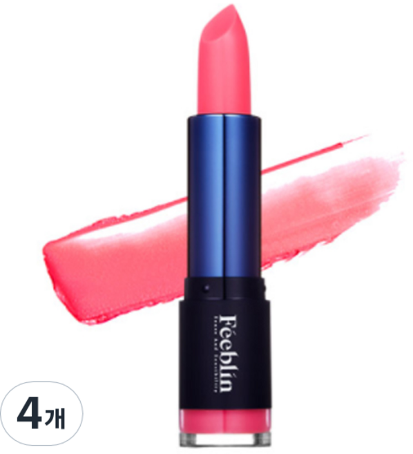 페블린 레디 포 러브 립스틱, M5 핑크로맨스, 4개, 3.5g