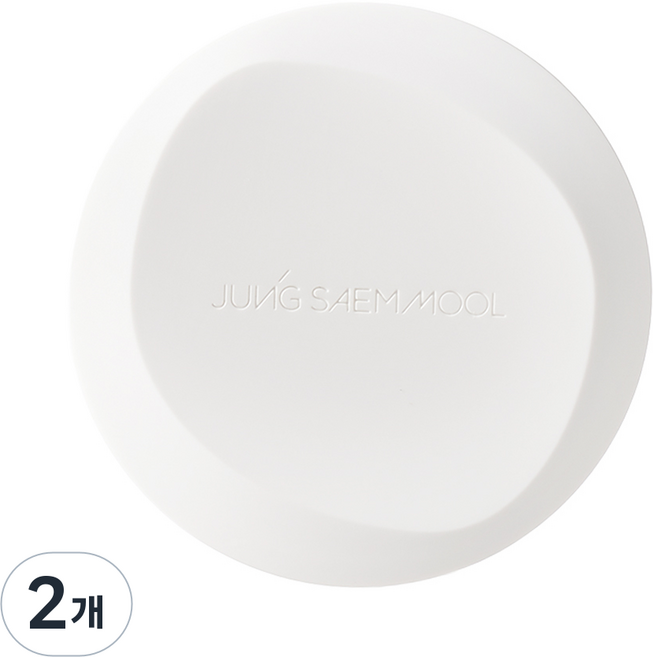 JUNG SAEM MOOL 鄭瑄茉 專業持妝紋理貼合網紗氣墊粉餅, 2個, 13 雪白色