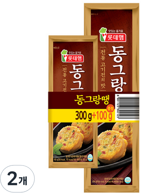 롯데햄 동그랑땡, 400g, 2개