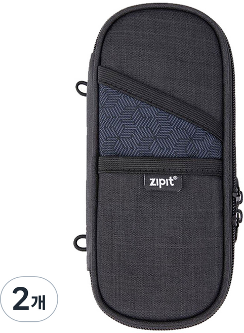 집잇 루프 펜슬 케이스, 블랙, 2개