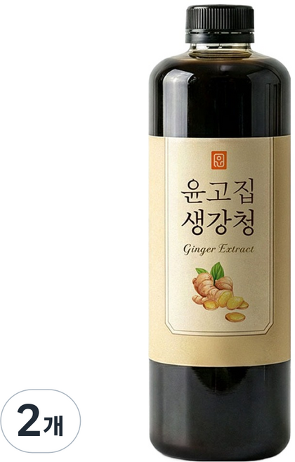 윤고집 생강청, 1.2kg, 2개, 1개입